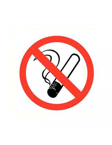 Fajčenie zakázané tvrdá platňa okolo 20 cm