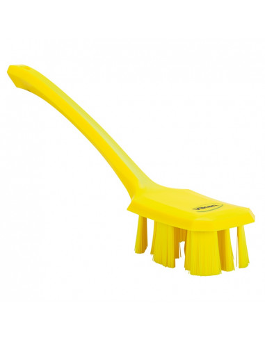 Vikan UST 4196-6 washing-up brush, large yellow, yellow, long