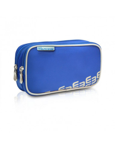 Elite Bags EB14.001 Slides Blue Diabetes Pouch