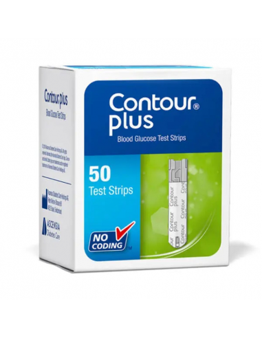 Testovacie prúžky Contour Plus 50 kusov