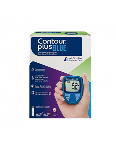 Contour Plus Blue blood sugar monitor