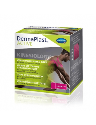 Dermaplast Active kinesiology tape pink 5 cm x 5 m