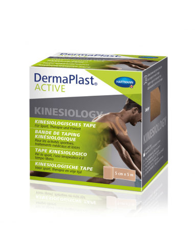 Dermaplast Active kineziološka traka kožna boja/bež 5 cm x 5 m