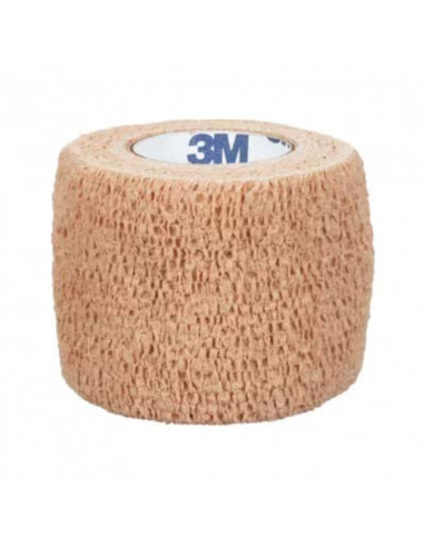 3M Coban selbstklebende Binde hautfarben 5 cm x 2 m