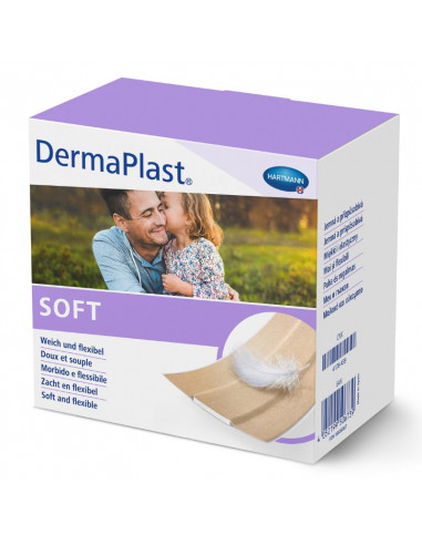 Dermaplast Soft Pflasterrolle 5 m x 6 cm