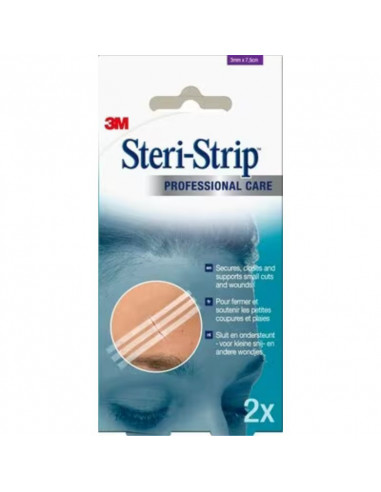 3M Steristrip 1540P Klebestreifen 3 mm x 75 mm 3 Stück