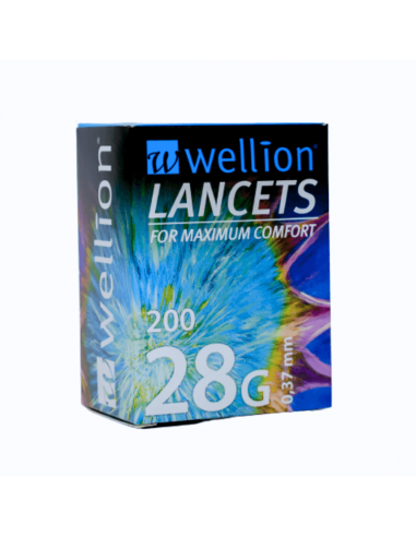 Wellion 28G lancets 200 pieces