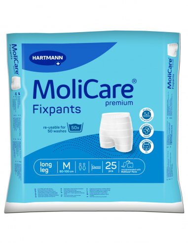 MoliCare Premium Fixatiebroekjes Long Leg Medium 25 stuks