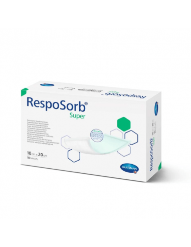 Resposorb Super Absorberend verband 10 x 20 cm 10 stuks