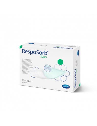 Resposorb Super Absorbent bandage 15 x 20 cm 10 pieces