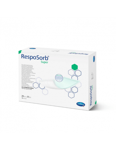 Resposorb Super Absorbent bandage 20 x 25 cm 10 pieces