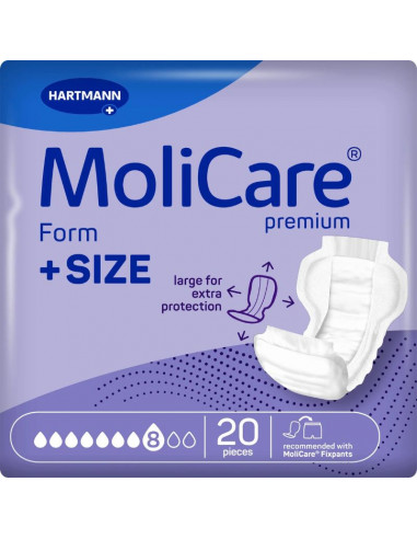 MoliCare Premium Form +SIZE 8 Gocce 20 pezzi