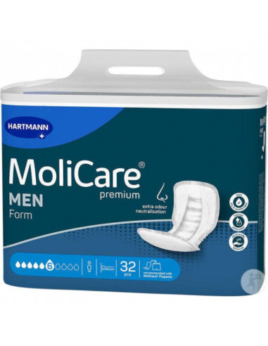 MoliCare Premium 6 Druppels for Men inleggers 32 stuks