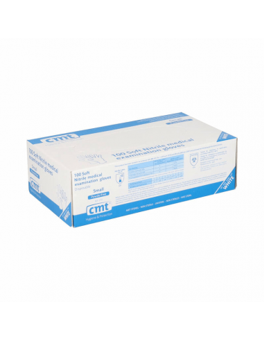 Soft Nitrile Gloves Powder Free White 100 pieces