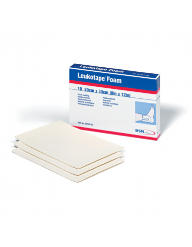 Materiale imbottitura Leukotape FOAM 30 x 20 cm 10 pezzi