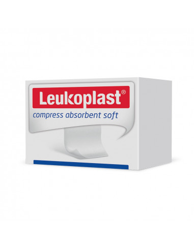 Leukoplast compress absorbent soft sterile 10 x 10 cm 25 pieces