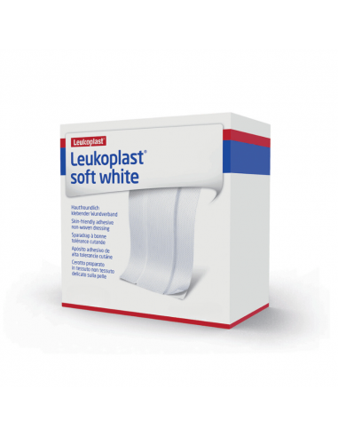 Leukoplast soft white wound plaster 5 mx 4 cm