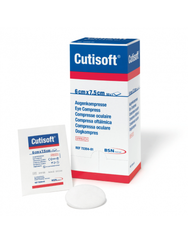 Cutisoft Eye Compress sterile 6 x 7,5 cm 50 pezzi