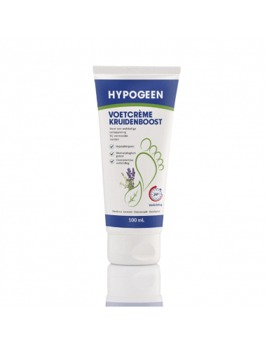 Hypogenic Foot Cream Herbal Boost tuba 100 ml