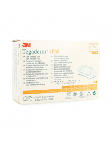 Tegaderm +Pad Benda trasparente 5 x 7 cm 50 pezzi