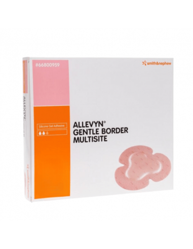 Allevyn Gentle Border Medicazione in schiuma multisito 17,1 x 17,9 cm 10 pezzi