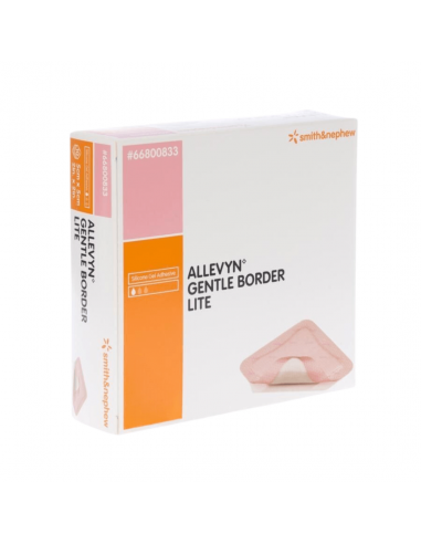 Allevyn Gentle Border Lite Foam Dressing 5 x 5 cm 10 pieces