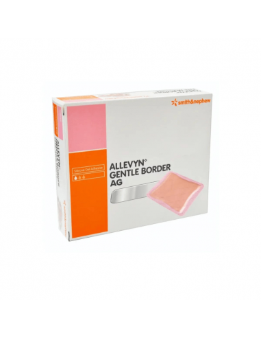 Allevyn AG Gentle Border foam dressing 10 x 10 cm 10 pieces