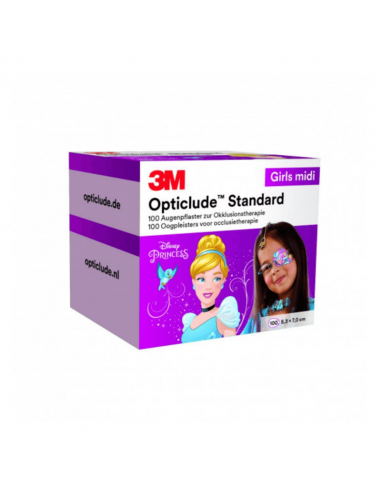 3M Opticlude Augenklappen Disney Midi Girls 100 Stück