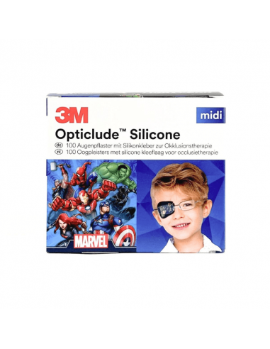 3M Opticlude Bende per occhi in silicone Disney Midi Boys 100 pezzi