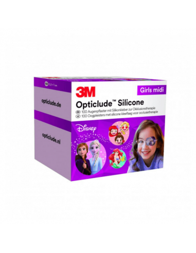 3M Opticlude Bende per occhi in silicone Disney Midi Girls 100 pezzi