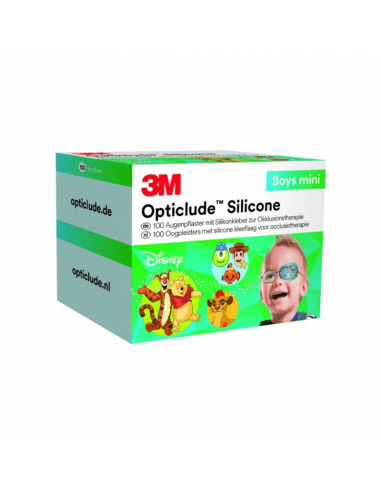 3M Opticlude Silicone Eye Patches Disney Mini Boys 100 Pieces