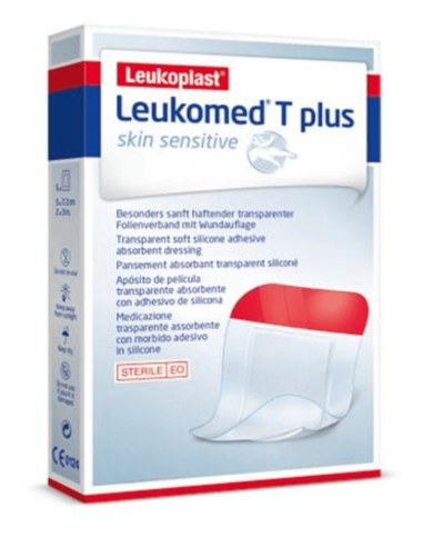 Leukomed T PLUS obliž za občutljivo kožo 8 x 15cm 5 kosov
