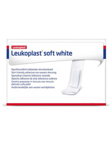 Leukoplast Soft White 3,8 x 7,2 cm 100 kusov