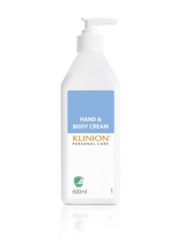 Klinion Personal Care Hand & Body Creme 600ml