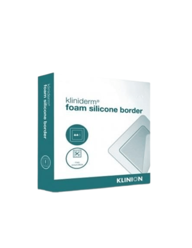 Kliniderm Foam Border Silikon-Schaumverband 15 x 15 cm 5 Stück