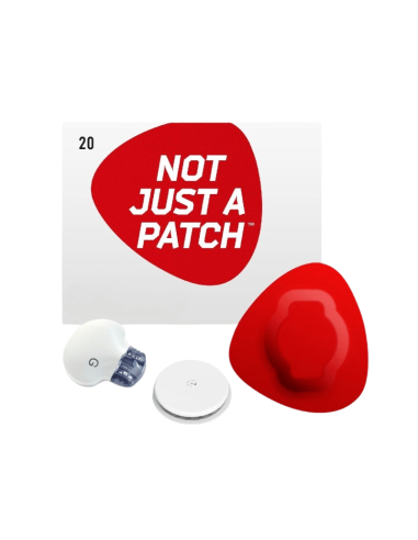 Cerotto sensore per diabete Not Just A Patch rosso 20 pezzi