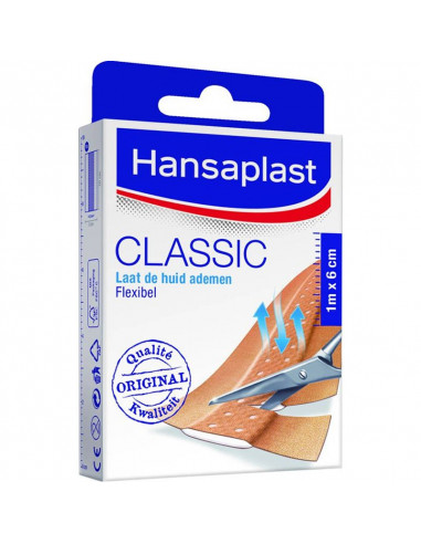 Hansaplast Classic 1 m x 6 cm - www.ehbo-centrum.nl