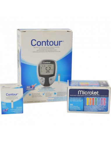 Contour Blood Glucose Meter Starter Pack Plus