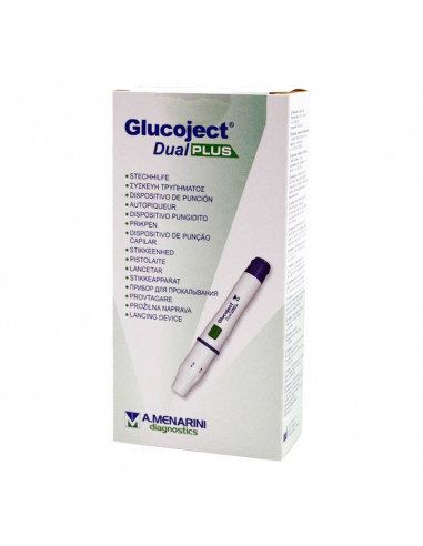 Dispositivo pungidito Glucoject Dual Plus