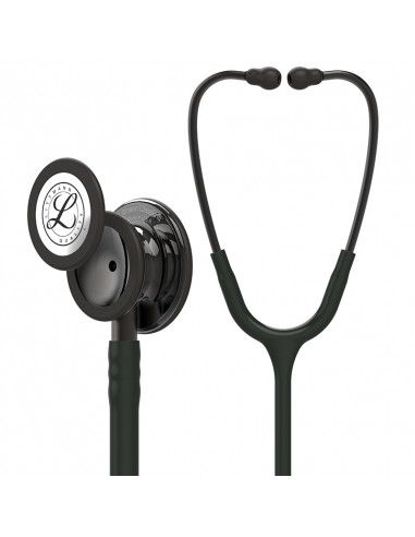 Littmann Classic III Stethoscope 5811 Special Edition Chestpiece with Smoked Chestpiece Black Tubing