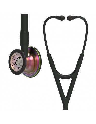 kúpiť, objednať, Stetoskop Littmann Cardiology IV 6165 Rainbow Špeciálna edícia Čierny had, , stetoskop, cardiology, littmann