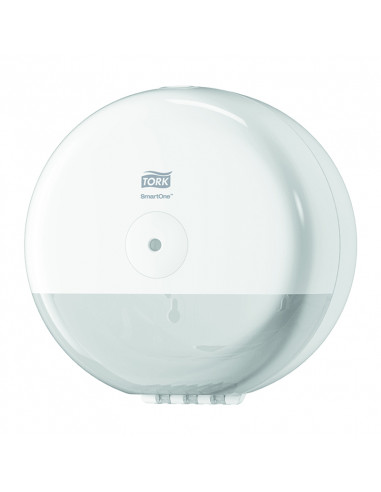 Tork SmartOne Mini Toilet Roll Dispenser Elavation White