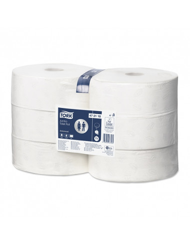 Tork Advanced toilet paper jumbo 2-ply white 380 mtr x 9.5 cm