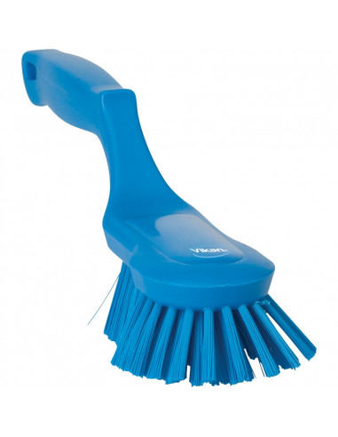 Vikan Hygiene 4169-3 ergo handborstel blauw, harde vezels, 330mm