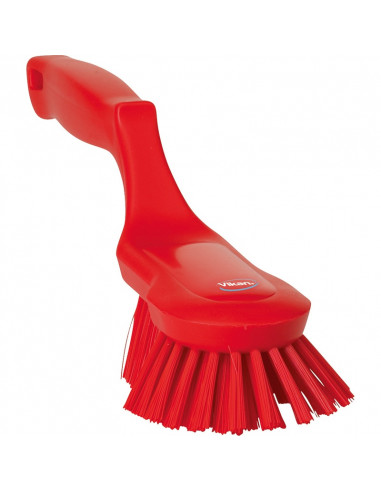 Vikan Hygiene 4169-4 ergo handborstel rood, harde vezels, 330mm