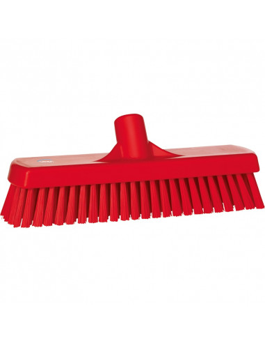 Vikan Hygiene 7060-4 Bodenwäscher rot, Hartfasern, 305 mm