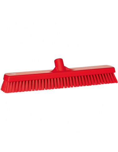 Vikan Hygiene 7062-4 vloerschrobber rood, harde vezels, 470mm
