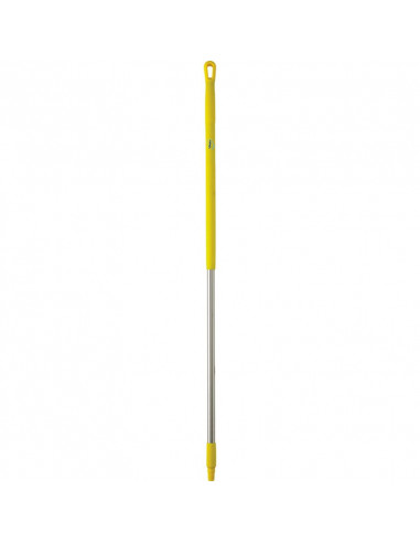 Vikan Hygiene 2939-6 handle 150 cm, yellow ergonomic, stainless