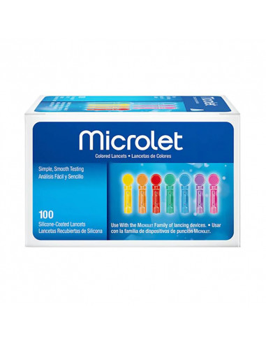 Lancety Microlet 100 ks.