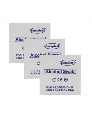 Tamponi imbevuti di alcol 4 x 6 cm 1 pz